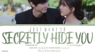 Cover art for I just want to hide you secretly