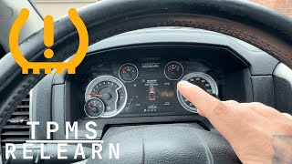 TPMS Relearn on Ram 1500 | No Dealership Needed!