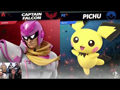 WaveDash 2023Winners Round 2 - Marce (Pichu) Vs. SqueezeTherorem (Captain Falcon) - SSBU Tournament