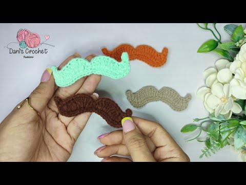 EASY idea for DAD | applique/mustache keychain/mustache