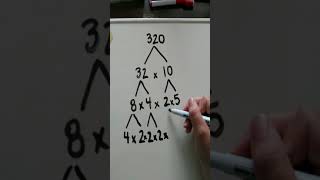 Decomposing a number into prime factors (factor tree- 3 digits) 2/2