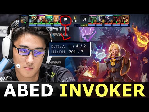 EG.ABED MID INVOKER HARD GAME AGAINTS MASON [MIRANA] | DOTA 2 Gameplay