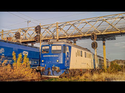 DA 788, a depoului Iasi, trecând prin triajul Socola cu R 1063, Ungheni-Iasi (22.10.2023)