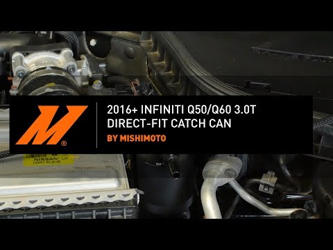 2016+ Infiniti Q50/Q60 3.0T Direct Fit Catch Can Kit Installation Guide by Mishimoto