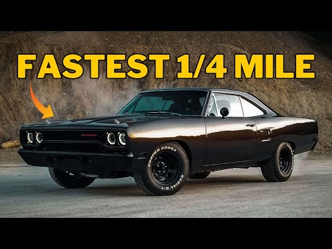 10 FASTEST 1970s Muscle Cars Over The Quarter Mile!