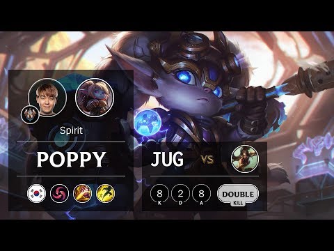 Poppy Jungle vs Nidalee - KR Challenger Patch 9.24