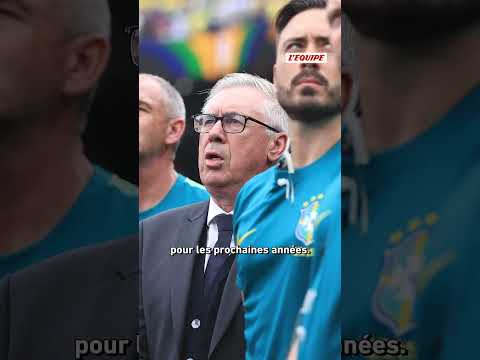 🇧🇷 Ancelotti compte sur les amicaux pour faire jouer les jeunes talents #shorts #football #brésil