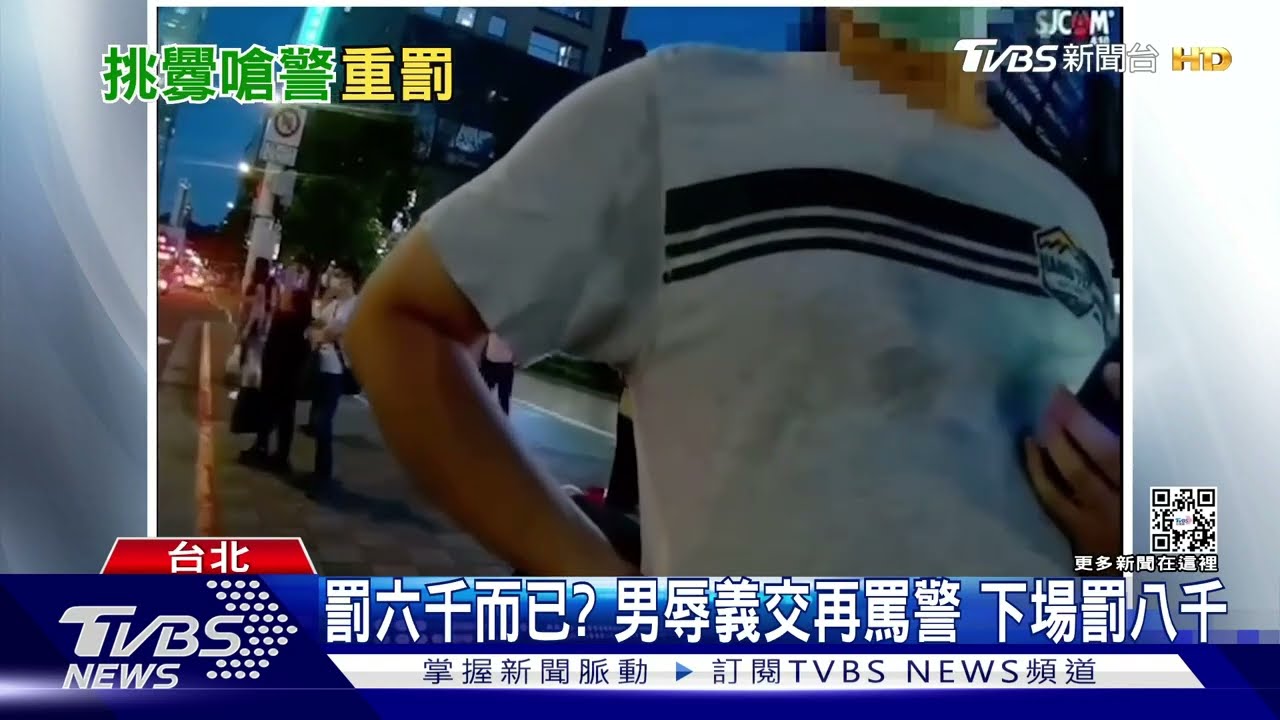 罰六千而已?男辱義交再罵警 下場罰八千