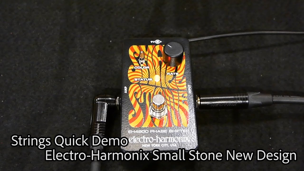 ギター electro-harmonix SMALL STONE Electro-Harmonix Small Stone Phase Shifter Pedal (Demo by JJ Tanis