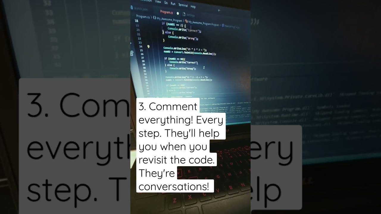 Beginner Tips to get started on your coding and programming journey.