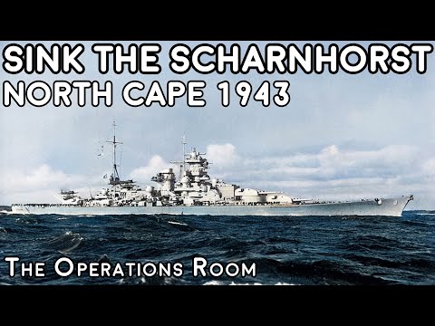 The Sinking of Scharnhorst, The Battle of North Cape 1943 - Animated