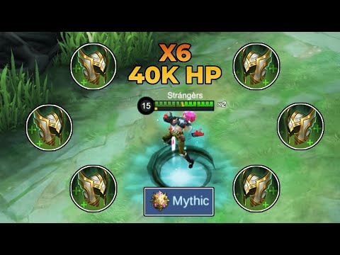 NON-MASHA USER TRY THIS X6 GREEN GUARDIAN HELMET BUILD IN MYTHIC RANK