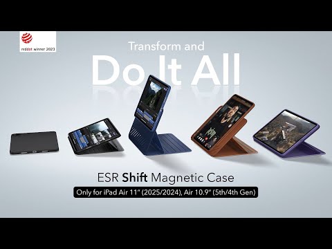 Présentation de la coque magnétique Shift pour iPad Air 11″ (2025/2024) et Air 10,9″ (5ᵉ/4ᵉ génération)