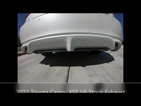 2022 Toyota Camry XSE V6 Stock Vs TRD Exhaust