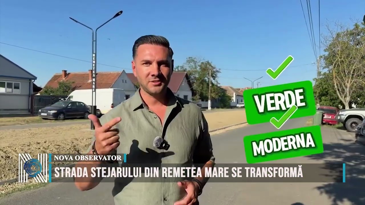 Strada Stejarului din Remetea Mare se transformă