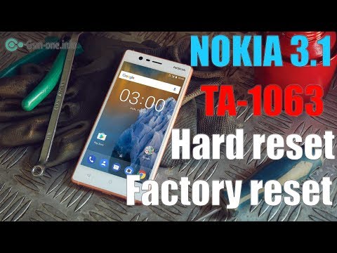 How To Hard Reset / Factory Reset NOKIA 3.1 (TA-1063)