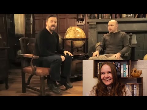 Learn English with Ricky Gervais + Karl Pilkington! |reaction 