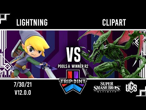 Tripoint Smash 107 - Pools A  Winner R2 - Lightning(Toon Link) Vs. Clipart(Ridley)
