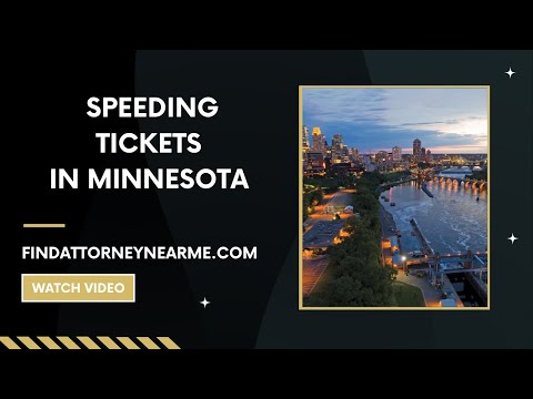Speeding Ticket Minnesota Cost