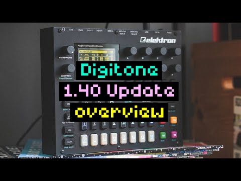 Digitone OS 1.40 Update - Song Mode overview + New scales in chromatic mode