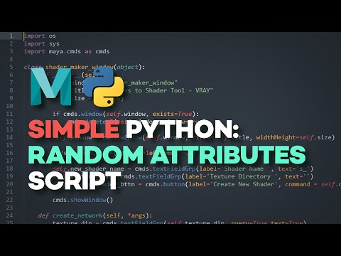 Effortless Randomisation In Maya With Code Simple Python