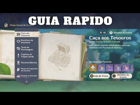 Guia Caça aos Tesouro : Sumeru - Genshin Impact