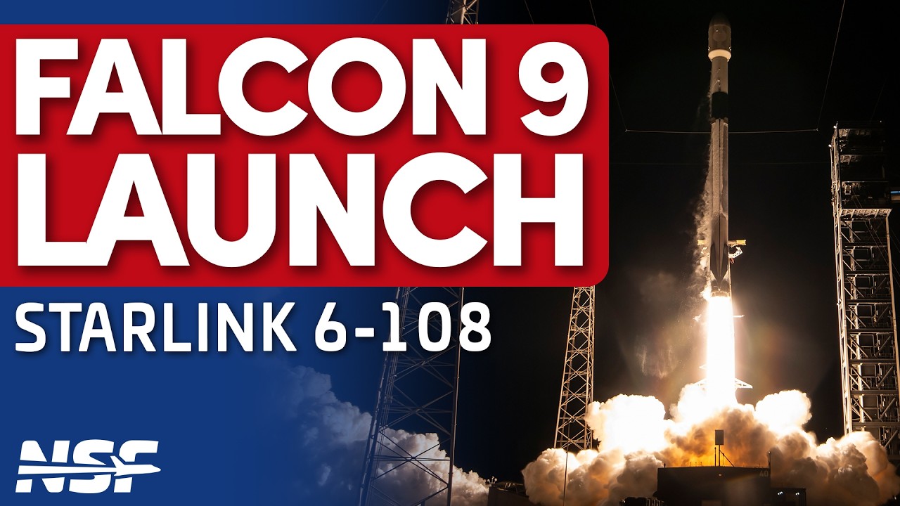 SpaceX Falcon 9 launches Starlink 6-108
