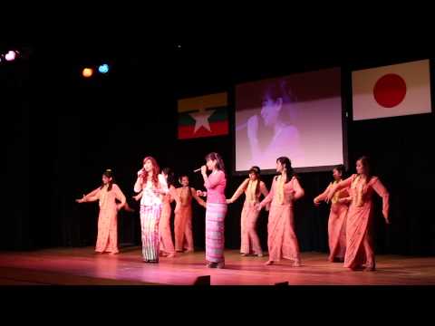 "60th MYANMAR-JAPAN FRIENDSHIP" MYANMAR FESTIVAL 2014 TOKYO, JAPAN ( MYA NAN DAR THINGYAN DANCE )