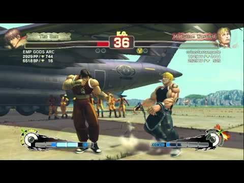 SSF4 AE EMP GODS ARC (Guy) VS. oriondastampede (Cody) Rank