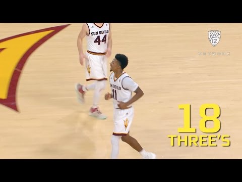 Highlight: All 18 of ASU men's basketball's three pointers, tying a school record