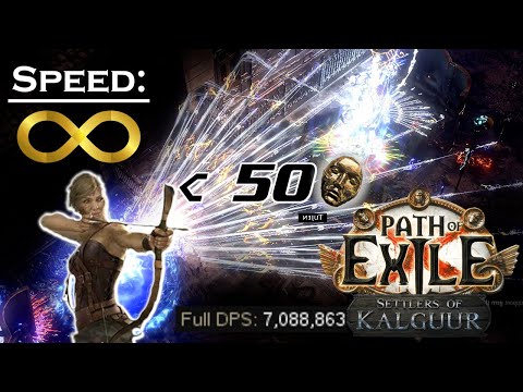 Fastest Build in POE 3.25! [50 divine Budget Build] | with Elemental hit spectrum Deadeye