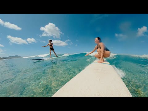 SURF VLOG | taking my friends to kewalos