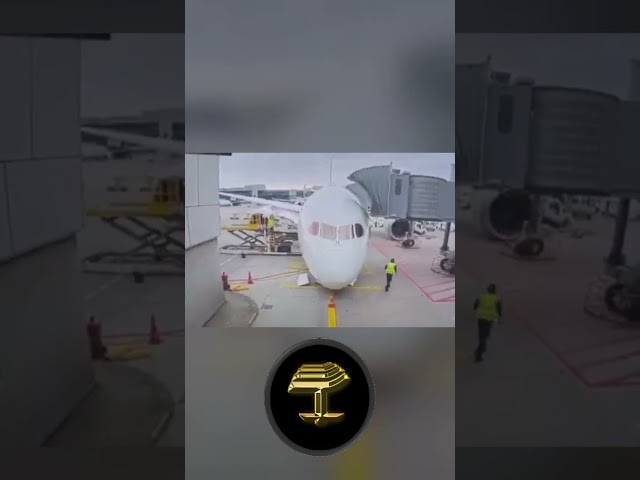 Un avión Boeing 787 de Lufthansa sufrió el colapso del tren de aterrizaje delantero
