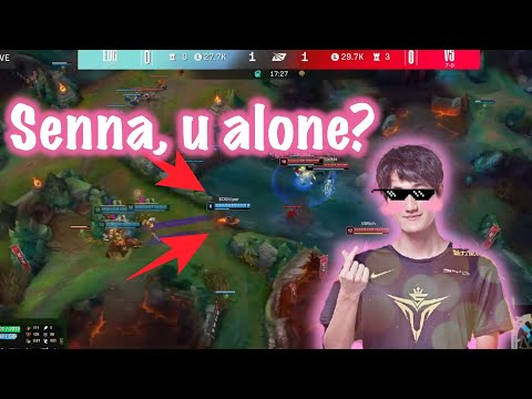 V5 Karsa: Hello Senna, u Alone?? EDG vs V5 LPL 2022