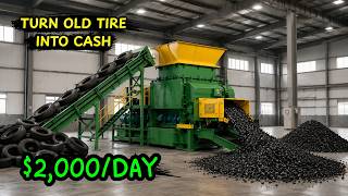 I Found a Machine That Turns Old Tires Into $1,000Day...