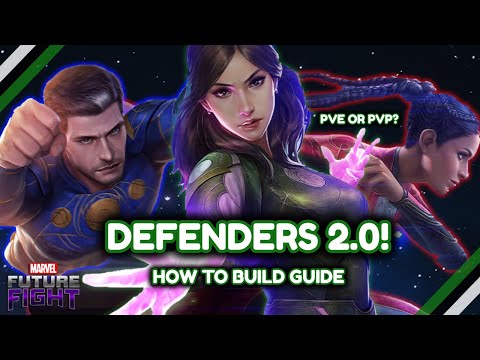 Defenders 2.0! How Should You Build the Eternals??? (PvE vs PvP Testing) | Marvel Future Fight