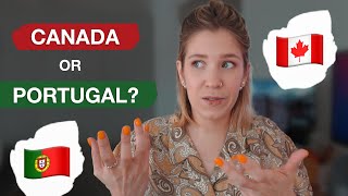 Which country is the best for living: Canada or Portugal?