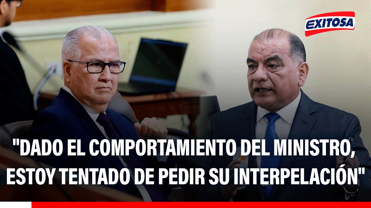 🔴🔵 López Chau: "Dado el comportamiento del ministro, estoy tentado a pedir su interpelación"