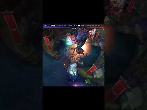 Singed steals baron + clean Zeri play by GEN Lehends and Ruler #lol #leagueoflegends