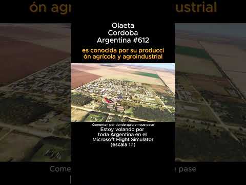 Olaeta, Cordoba desde el Microsoft Flight Simulator #olaeta #cordoba #msfs #joaha45 #argentina