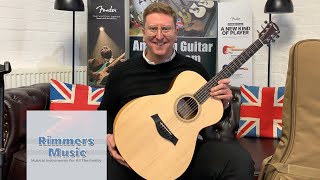 Video thumbnail for Taylor Academy 12 Grand Concert Acoustic Guitar | Brand New | Demonstration With James by Rimmers Music