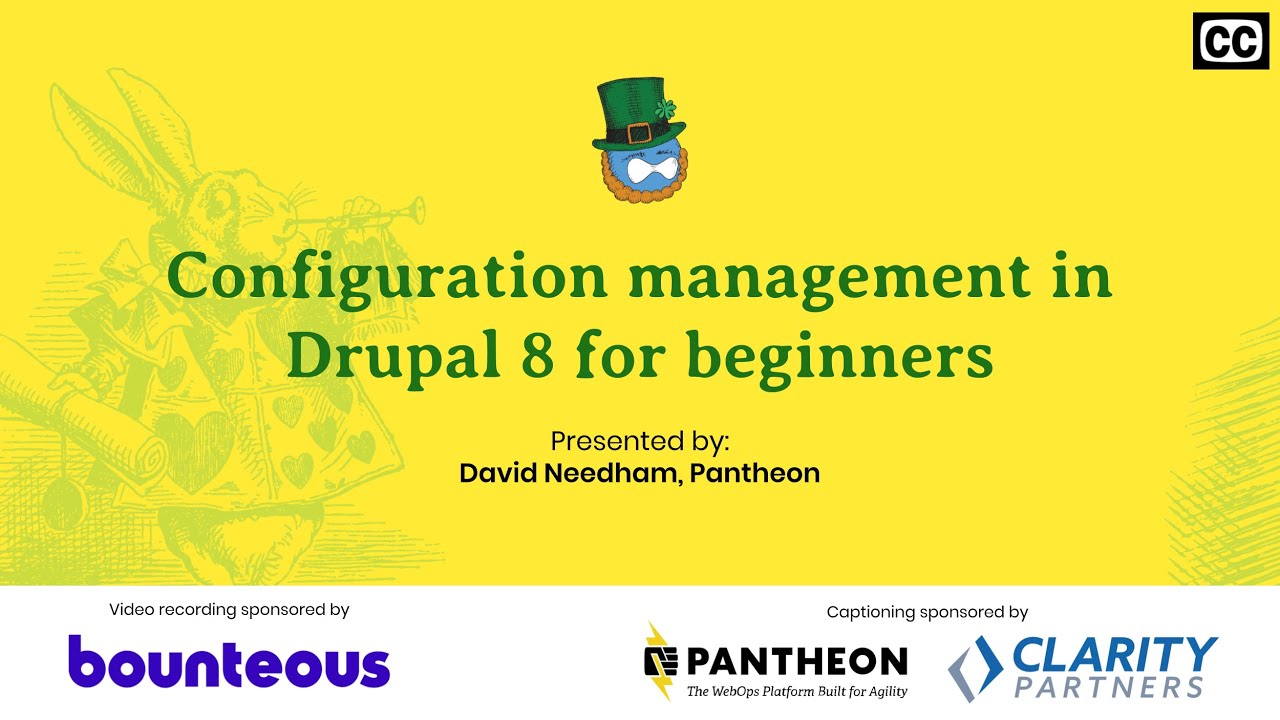 Configuration management in Drupal 8 for beginners
