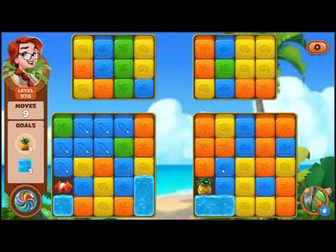 Lost Island Blast Adventure Level 976 - NO BOOSTERS 🏝️ | SKILLGAMING ✔️