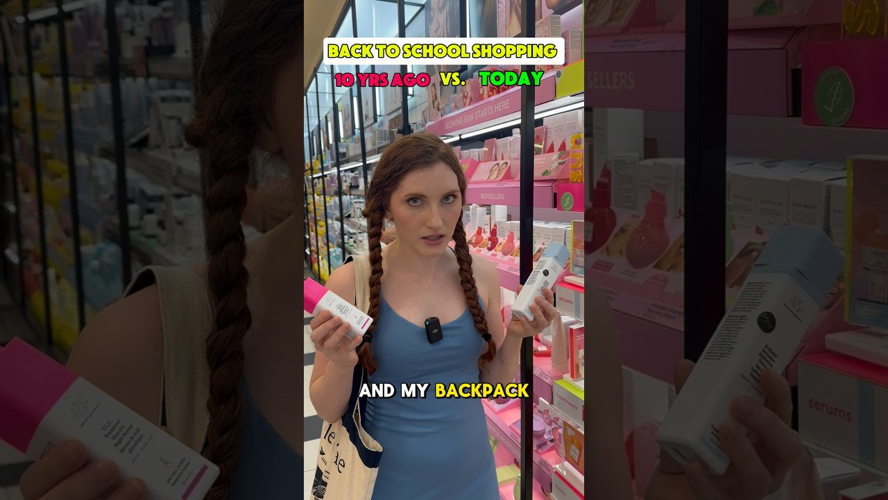 Back to School Shopping!🛍️: 10 yrs ago vs. Today 😅
