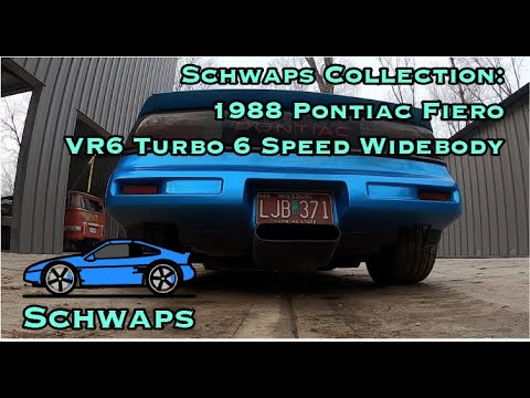 Schwaps Collection #1: 1988 Pontiac Fiero VR6 Turbo 6 Speed Widebody
