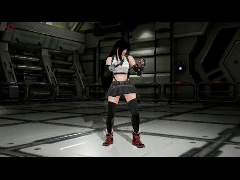 245 Tifa Lockhart ( Josie ) Costume - Tekken 7 ( Uchiha x24 ) Gameplay PC