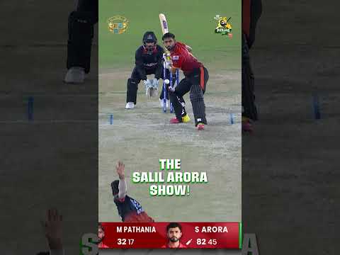 Captain’s class 🔥👑 Salil Arora leads from the front with a sensational hundred for Ludhiana Lions.