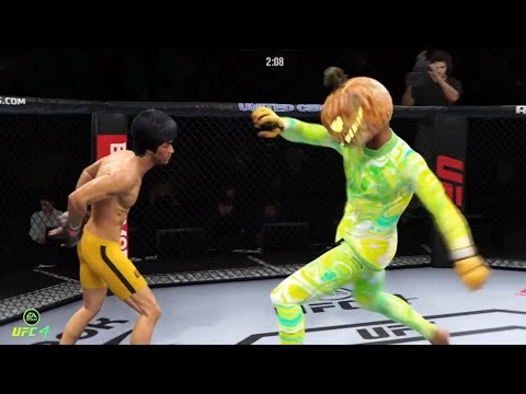 UFC4 | Bruce Lee vs Halloween Pumpkin | Super Play