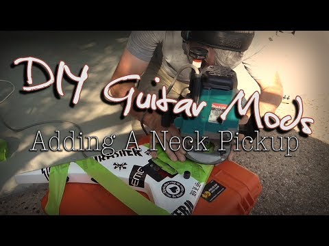 DIY Guitar Mod - Adding A Neck Pickup Alexi-600