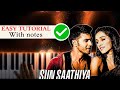 Sun Saathiya Piano Tutorial Abcd2 Piano Keyboard Piano Lessons Learn Piano Online New Viral